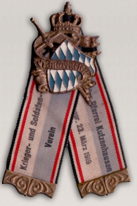 Ehrenzeichen zur Gründung des Vereins